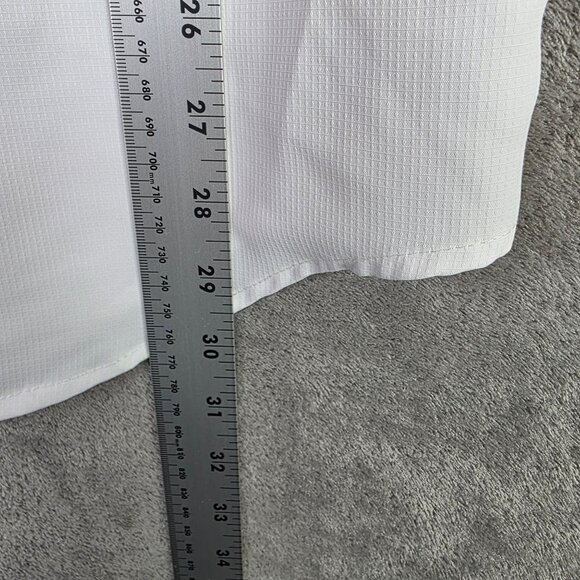 Mens Stillwater Supply Co White Fishing Shirt Vented Short Sleeve Button Up L - Picture 7 of 8